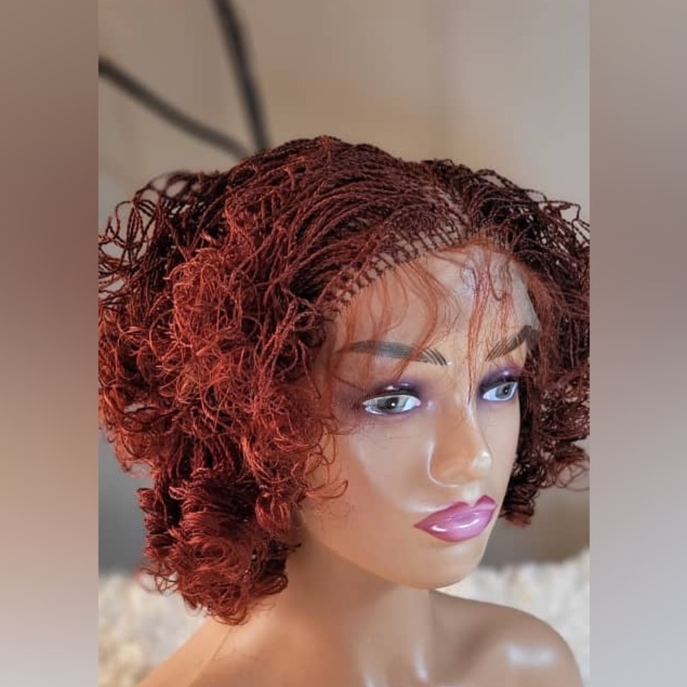 Curly Red Wig for Women